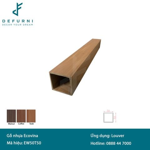 Thanh lam gỗ nhựa Ecovina - EW50T50