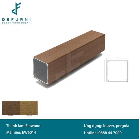 Thanh lam nhôm gỗ Einwood - EW6014