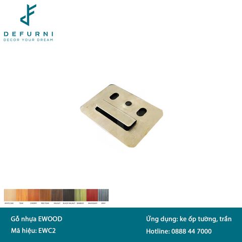 Phụ kiện Ke inox cho tấm ốp eWood - EWC2