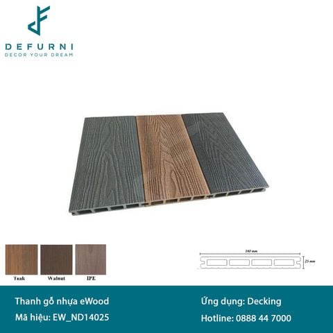 Sàn gỗ nhựa EWOOD - ND14025