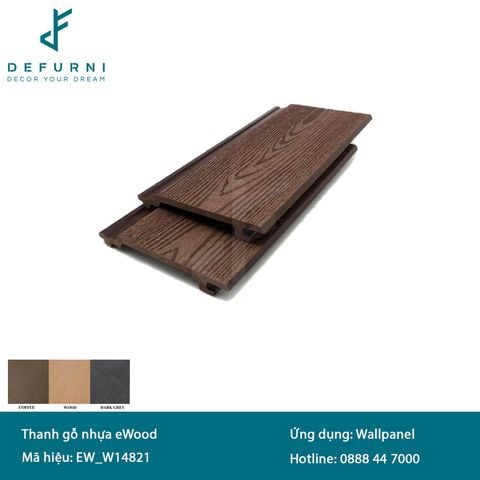 Tấm ốp gỗ nhựa EWOOD - W14821