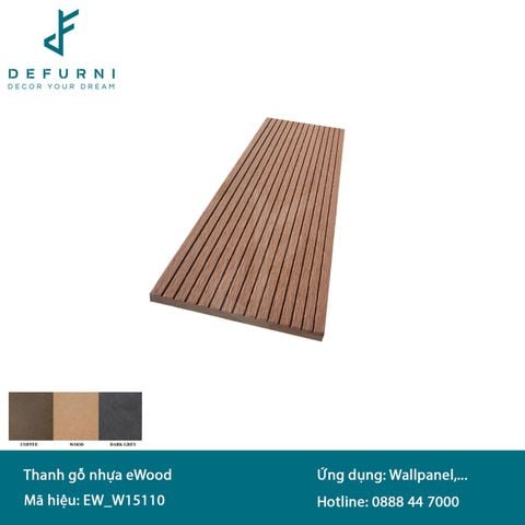 Tấm ốp gỗ nhựa EWOOD - W15110