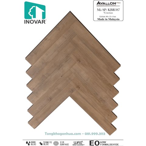 Sàn gỗ công nghiệp INOVAR Avallon Pro 10mm