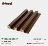 Tấm ốp iWood lam 3 sóng cao W195x30-3S30P