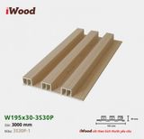 Tấm ốp iWood lam 3 sóng cao W195x30-3S30P