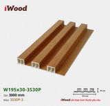 Tấm ốp iWood lam 3 sóng cao W195x30-3S30P