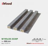Tấm ốp iWood lam 3 sóng cao W195x30-3S30P