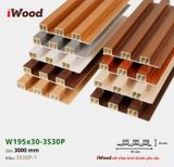 Tấm ốp iWood lam 3 sóng cao W195x30-3S30P