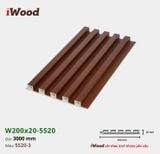 Tấm ốp iWood lam 5 sóng cao W200x20-5S20