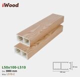 Thanh lam gỗ nhựa iWood L50x100-L510