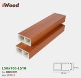 Thanh lam gỗ nhựa iWood L50x100-L510