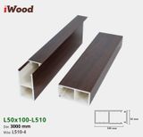 Thanh lam gỗ nhựa iWood L50x100-L510