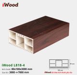Thanh lam gỗ nhựa iWood L80x180-L818