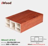 Thanh lam gỗ nhựa iWood L80x180-L818