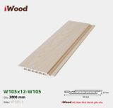 Tấm ốp iWood Hèm U Vuông W105x12-W105