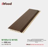 Tấm ốp iWood Hèm U Vuông W105x12-W105