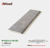 Tấm ốp iWood Hèm U Vuông W105x12-W105