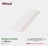 Tấm ốp iWood Hèm U Vuông W105x12-W105