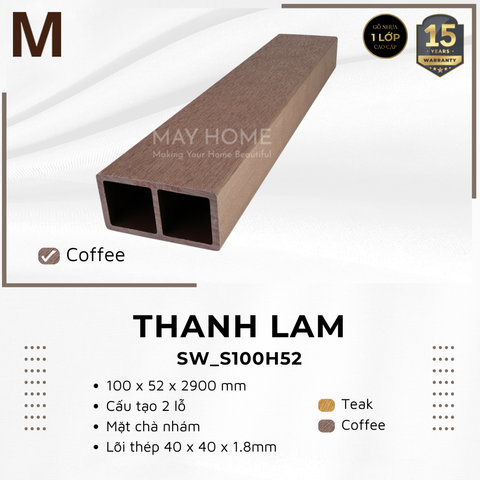 Thanh lam gỗ nhựa Southwood SW_S100H52