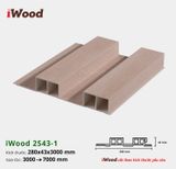 Tấm ốp iWood lam 2 sóng cao W280x43-2S43