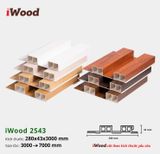 Tấm ốp iWood lam 2 sóng cao W280x43-2S43
