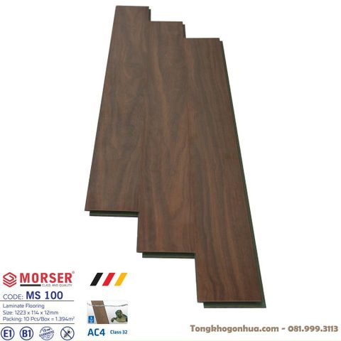 Sàn gỗ công nghiệp MORSER 12mm
