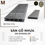 Sàn gỗ nhựa Southwood SW_D140H25 vân 3D