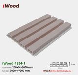 Tấm ốp iWood lam 4 sóng cao W200x24-4S24