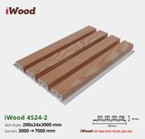 Tấm ốp iWood lam 4 sóng cao W200x24-4S24