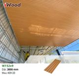 Tấm ốp iWood lam 4 sóng thấp W152x9-4S9