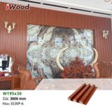 Tấm ốp iWood lam 3 sóng cao W195x30-3S30P