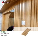 Tấm ốp iWood lam 4 sóng thấp W152x9-4S9
