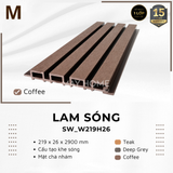 Tấm ốp lam sóng gỗ nhựa composite Southwood SW_W219H26
