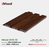 Tấm ốp iWood lam 3 sóng thấp W195x15-3S15