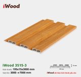 Tấm ốp iWood lam 3 sóng thấp W195x15-3S15