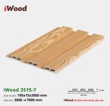 Tấm ốp iWood lam 3 sóng thấp W195x15-3S15
