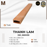Thanh lam gỗ nhựa Southwood SW_S60H30