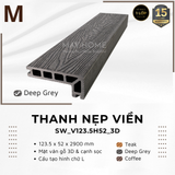 Thanh sàn bo góc gỗ nhựa Southwood SW_V123.5H52_3D