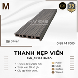 Thanh nẹp viền gỗ nhựa cao cấp Southwood SW_3L145.5H30
