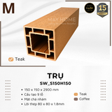 Thanh trụ cột gỗ nhựa Southwood SW_S150H150