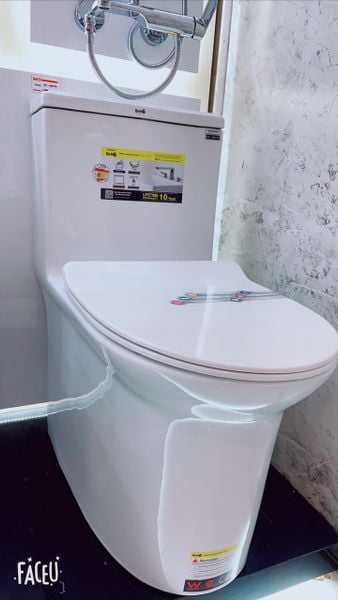 Bồn cầu liền khối nhập khẩu Tây Ban Nha BT-730 | Xả Geberit, sứ cao cấp