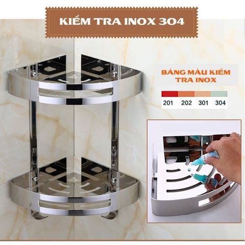 Kệ góc Inox 304