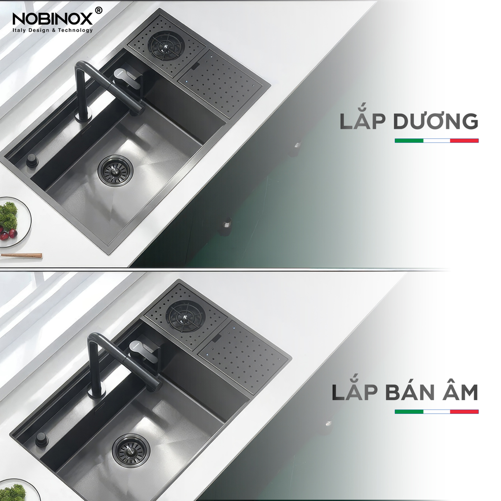 Chậu rửa bát 1 hố lumia NJ510B