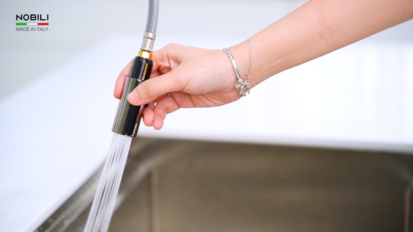 Vòi rửa bát rút ring NB130LTB