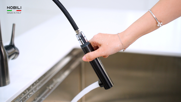 Vòi rửa bát rút mania NB216LTB