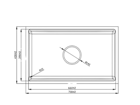 Chậu rửa bát 1 hố Paul Schmitt PAM7043-UDE