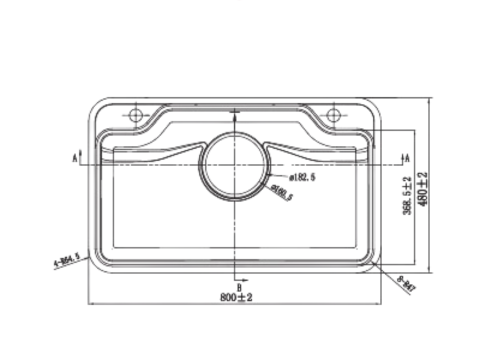 Chậu rửa bát 1 hố Paul Schmitt PAM8048-TE