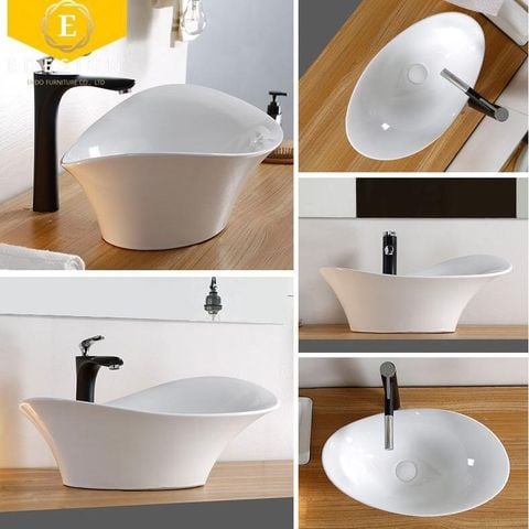 Chậu lavabo rửa mặt sứ LV 028