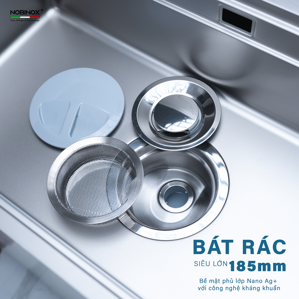 Chậu rửa bát 1 hố lira NJ560D