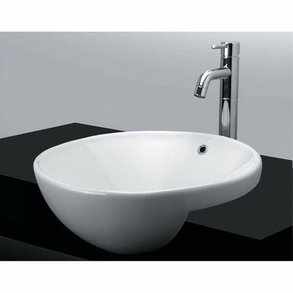 Chậu lavabo bán dương tròn LV 608